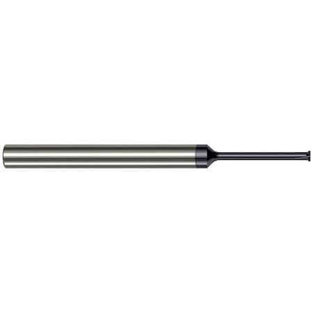 Harvey Tool 1/8 in. Head dia. x 3/8 in. Neck x 45 deg. per side Carbide Back Deburring Mill, 6 Flutes 846425-C3